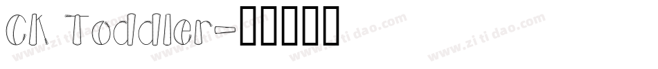 CK Toddler字体转换